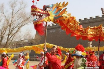 宁夏银川：二月二“龙抬头” 黄沙古渡民俗韵味浓