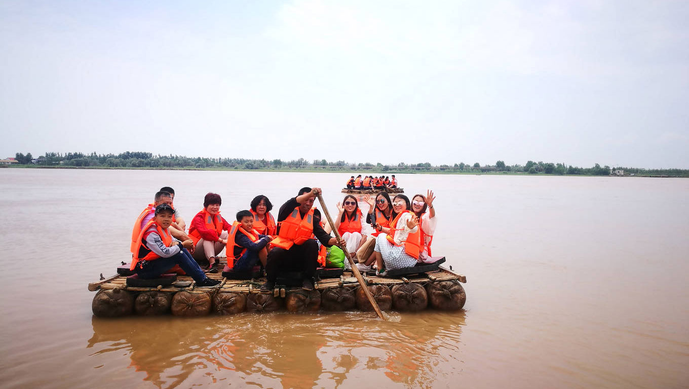 羊皮筏子 黄河漂流