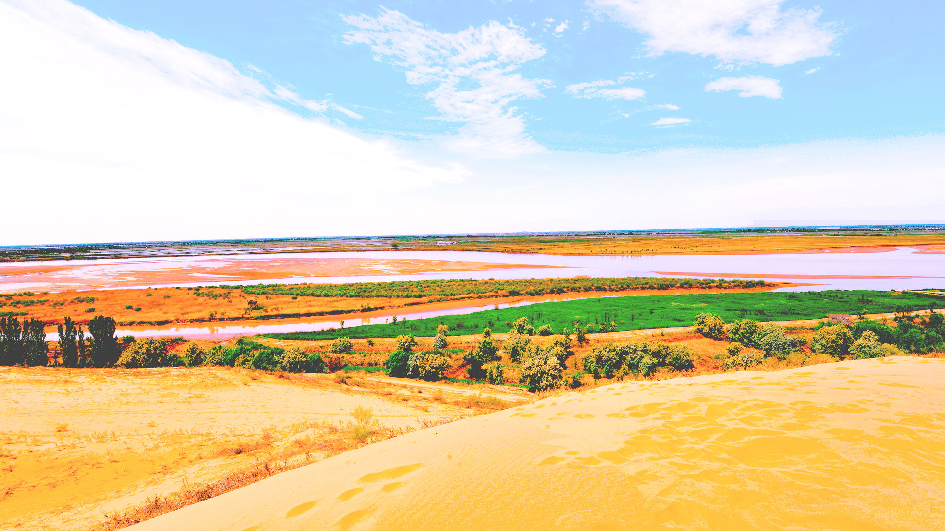 黄沙古渡神奇美景